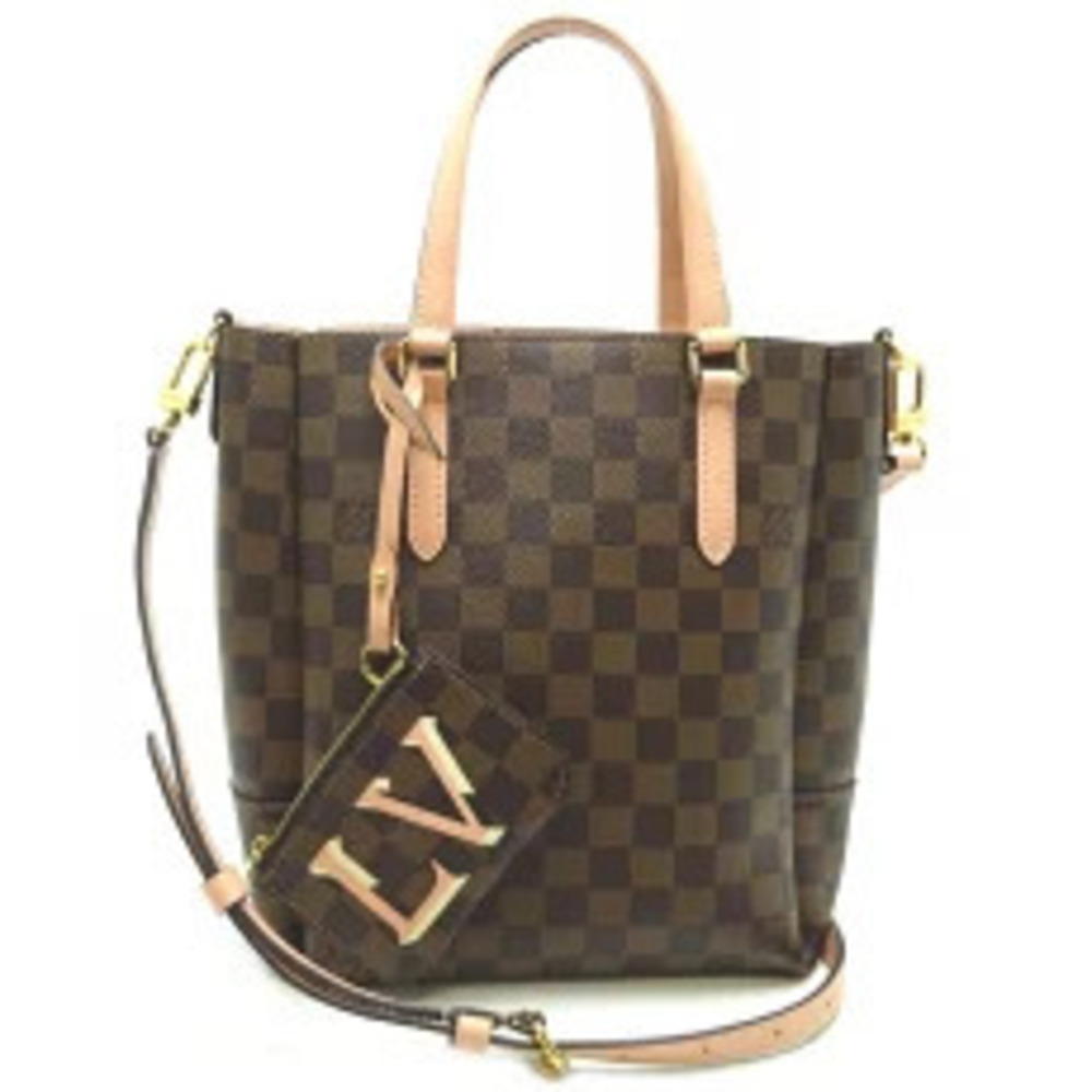 Louis Vuitton Belmont NV Clutch handbag Damier Venus Ebene